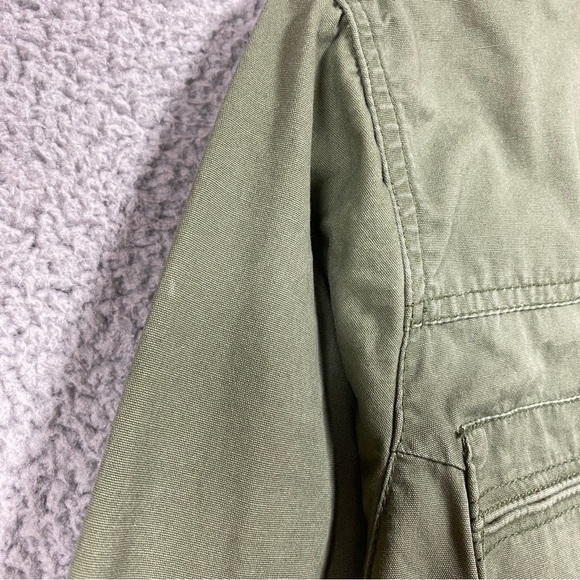 Eddie Bauer Army Green Military Utility Jacket Womens Sz M - Picture 3 of 9